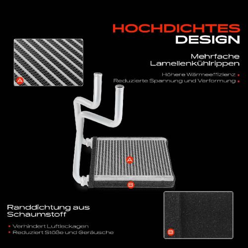 1x Wärmetauscher Innenraumheizung für Honda Jazz III GE GG GP ZA IV GK V GR 1.5L Bild 1x Wärmetauscher Innenraumheizung für Honda Jazz III GE GG GP ZA IV GK V GR 1.5L