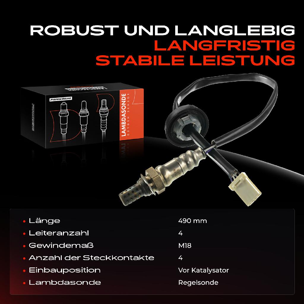 1x Lambdasonde Regelsonde Vor Katalysator für Smart Forfour 454 Mitsubishi Colt VI CZC Cabriolet Z2A Z3A RG
