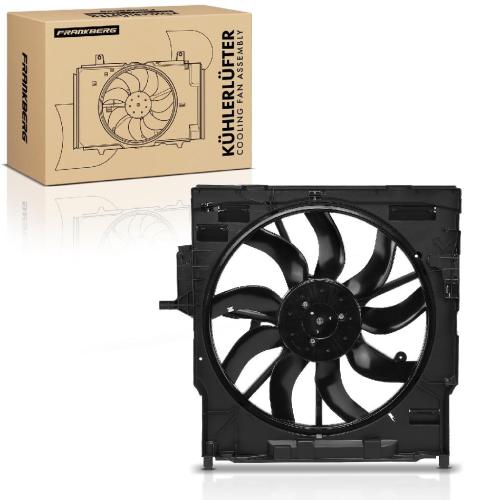 Frankberg 1x Motorkühller Einfachlüfter mit Kühlerlüfterrahmen BMW X5 F15 F85 X6 F16 F86 2013-2019 xDrive Bild Frankberg 1x Motorkühller Einfachlüfter mit Kühlerlüfterrahmen BMW X5 F15 F85 X6 F16 F86 2013-2019 xDrive