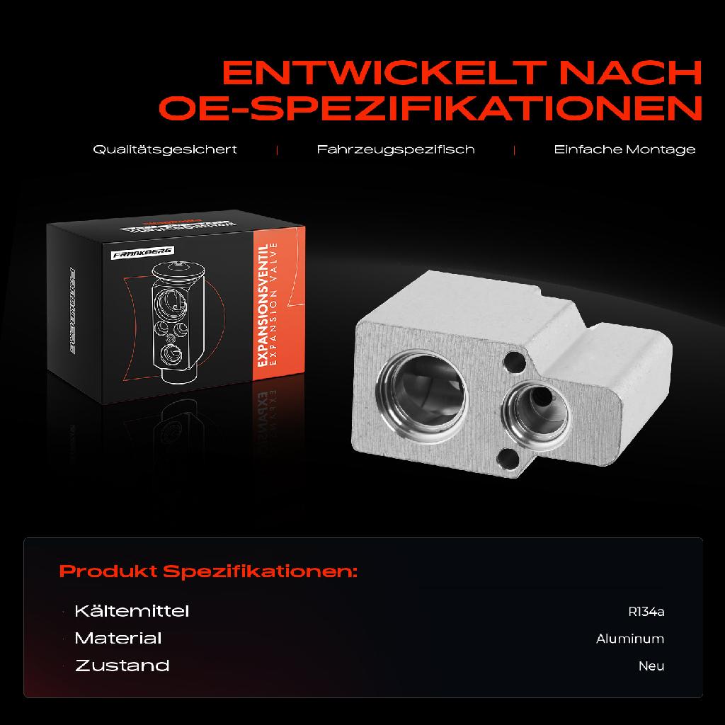 1x Expansionsventil Klimaanlage für Opel Movano J9 F9 Renault Master II JD Mascott