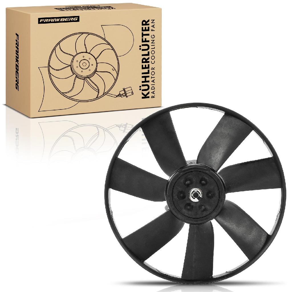 1x Motorkühller Einfachlüfter ohne Kühlerlüfterrahmen VW Golf 3 4 1H 1E Passat Polo Seat Ibiza II