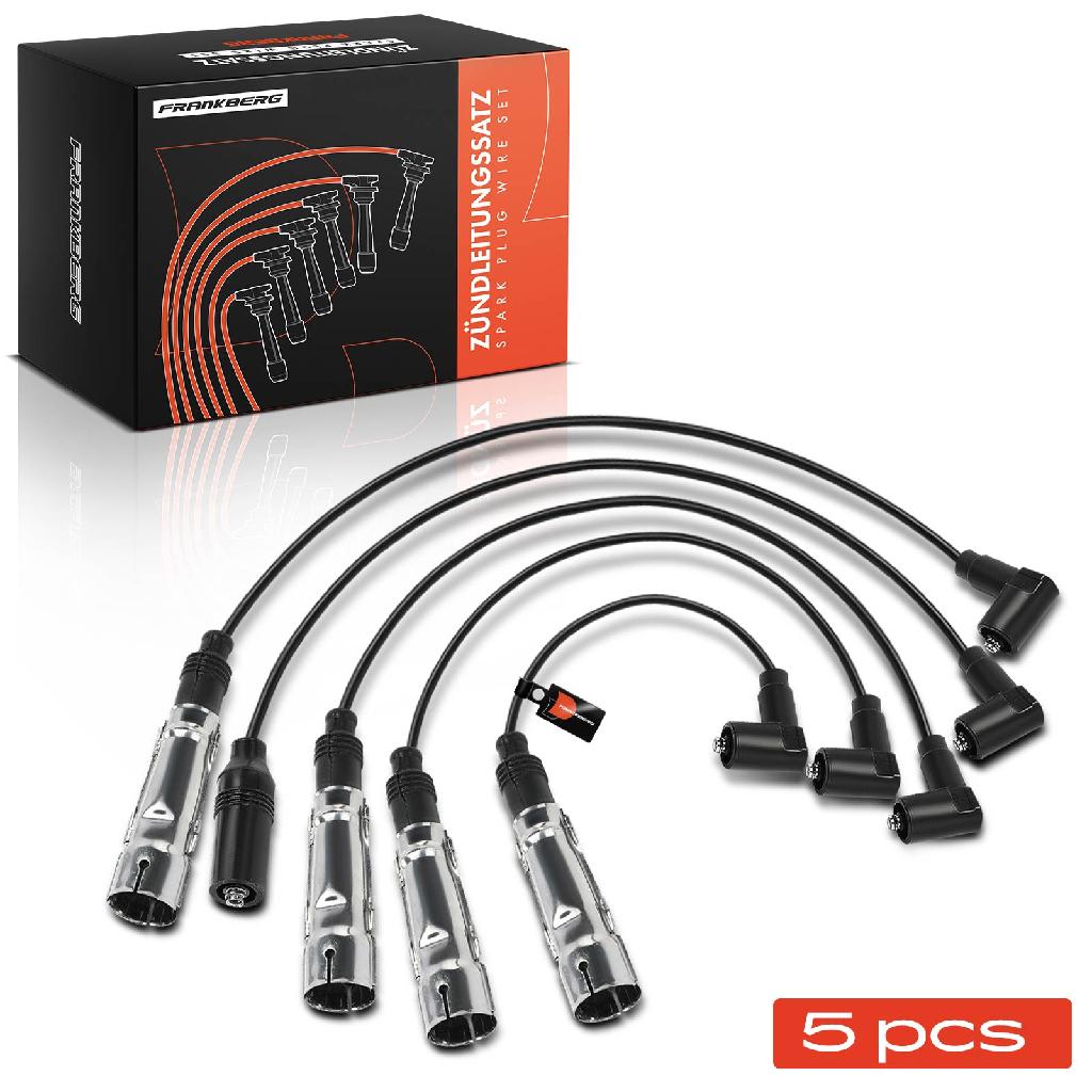 5x Zündleitungssatz Zündkabel für VW Golf I 155 II 19E III 1H1 IV Vento 1H2