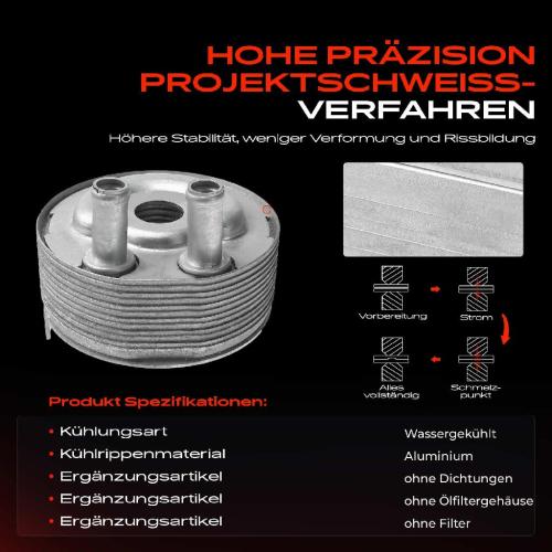 1x Ölkühler Motoröl für Nissan Almera II Almera Tino NP300 Pick-up Primera X-Trail Bild 1x Ölkühler Motoröl für Nissan Almera II Almera Tino NP300 Pick-up Primera X-Trail