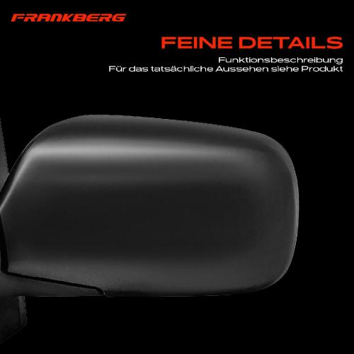 Frankberg 1x Außenspiegel Links für Toyota Yaris P1 1.0L 1.3L 1.4L 1.5L 2003-2005 Bild Frankberg 1x Außenspiegel Links für Toyota Yaris P1 1.0L 1.3L 1.4L 1.5L 2003-2005
