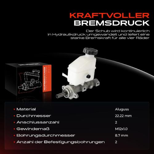 1x Hauptbremszylinder Bremszylinder für Hyundai i30 FD KIA Cee'D SW ED 2007-2015 Bild 1x Hauptbremszylinder Bremszylinder für Hyundai i30 FD KIA Cee'D SW ED 2007-2015