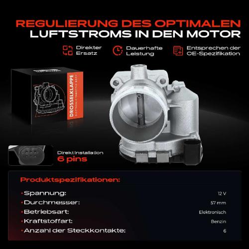 Frankberg 1x Drosselklappe Drosselklappenstutzen für VW Passat Audi A4 8E B6 B7 A6 4B C5 1.8L Bild Frankberg 1x Drosselklappe Drosselklappenstutzen für VW Passat Audi A4 8E B6 B7 A6 4B C5 1.8L
