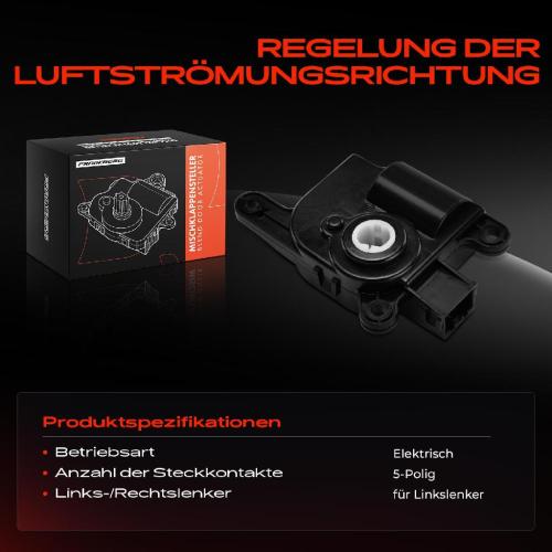 1x Stellmotor Mischklappe Klimaanlage für KIA Soul II PS 1.6L 2014-2018 Bild 1x Stellmotor Mischklappe Klimaanlage für KIA Soul II PS 1.6L 2014-2018