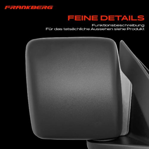 Frankberg 1x Außenspiegel Rechts für Opel Combo Kasten/MPV Tour 2001-2012 Bild Frankberg 1x Außenspiegel Rechts für Opel Combo Kasten/MPV Tour 2001-2012