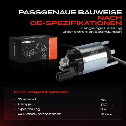 1x Magnetschalter Starter für BMW 1er E81 E87 3er E90 E91 E93 5er 6er 7er X1 X3 Z4 Bild 1x Magnetschalter Starter für BMW 1er E81 E87 3er E90 E91 E93 5er 6er 7er X1 X3 Z4