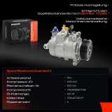 1x Klimakompressor für Audi A4 A6 8E 8H 4F B6 B7 C6 Seat Exeo 3R2 3R5 2000-2017