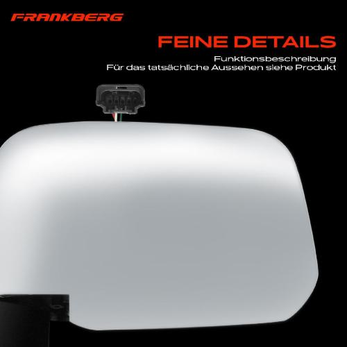 Frankberg 1x Außenspiegel Links für Nissan Pick-up D22 2.4L 2.5L 3.2L 1998-2010 Bild Frankberg 1x Außenspiegel Links für Nissan Pick-up D22 2.4L 2.5L 3.2L 1998-2010