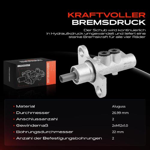 1x Hauptbremszylinder Bremszylinder für Porsche 911 997 Cabriolet Targa 3.6L 3.8L Bild 1x Hauptbremszylinder Bremszylinder für Porsche 911 997 Cabriolet Targa 3.6L 3.8L