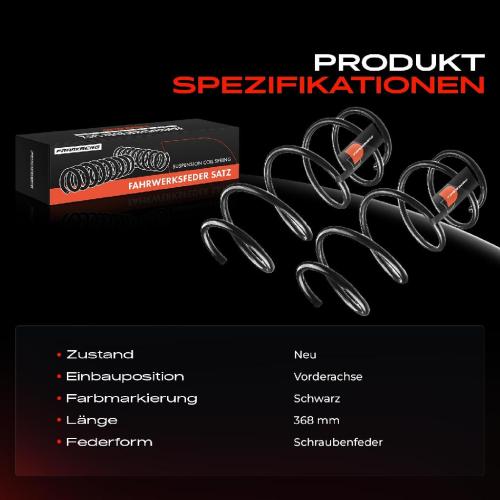 2x Fahrwerksfeder Vorderachse für Renault Megane III KZ0/1 B3 BZ0/1 Bj ab 2008 Bild 2x Fahrwerksfeder Vorderachse für Renault Megane III KZ0/1 B3 BZ0/1 Bj ab 2008