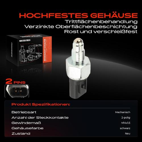 1x Bremslichtschalter für Hyundai Accent Mitsubishi Volvo S40 1989-2017 Bild 1x Bremslichtschalter für Hyundai Accent Mitsubishi Volvo S40 1989-2017