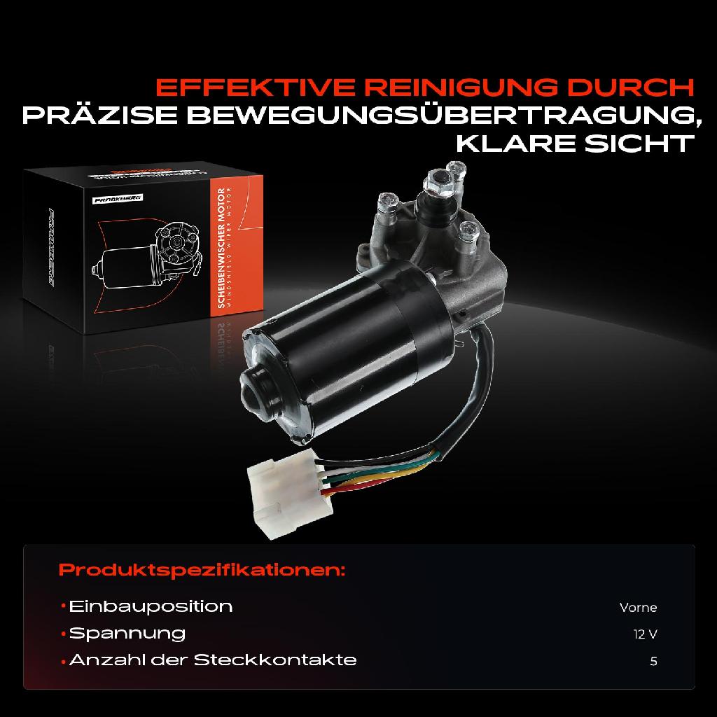 1x Wischermotor Scheibenwischermotor Vorne für VW LT 28-35 II Mercedes-Benz Sprinter 2-T 3-T