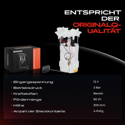 Frankberg 1x Kraftstoffpumpe für Nissan Primastar Bus Kasten Opel Vivaro A Pritsche/Fahrgestell Combi Renault Trafic II Bild Frankberg 1x Kraftstoffpumpe für Nissan Primastar Bus Kasten Opel Vivaro A Pritsche/Fahrgestell Combi Renault Trafic II