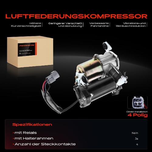 1x Luftfederung Kompressor für Toyota Land Cruiser Prado J12 4 Runner Bild 1x Luftfederung Kompressor für Toyota Land Cruiser Prado J12 4 Runner
