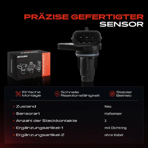 1x Nockenwellenposition Sensor für Hyundai Santa Fé II III Tucson iX35 2.0L 2.2L Bild 1x Nockenwellenposition Sensor für Hyundai Santa Fé II III Tucson iX35 2.0L 2.2L