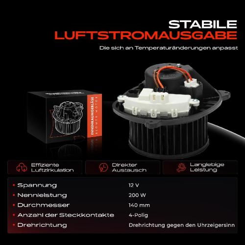 Frankberg 1x Gebläsemotor Innenraumgebläse für Mercedes-Benz X166 350 400 500 Bild Frankberg 1x Gebläsemotor Innenraumgebläse für Mercedes-Benz X166 350 400 500