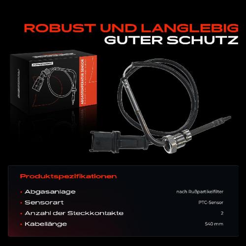 Frankberg 1x Abgastemperatursensor für Fiat Punto Grande Punto 1.3L Bild Frankberg 1x Abgastemperatursensor für Fiat Punto Grande Punto 1.3L