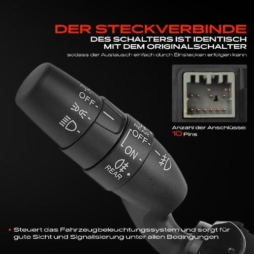 1x Kombischalter Lenkstockschalter für Honda Civic VIII Hatchback FK CR-V III RE Bild 1x Kombischalter Lenkstockschalter für Honda Civic VIII Hatchback FK CR-V III RE
