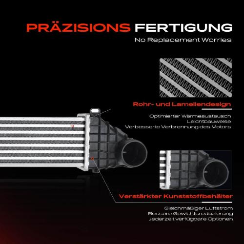 1x Ladeluftkühler Turbokühler für Volvo C30 C70 II S40 II V50 2.0 D3 D4 2.4 D5 Bild 1x Ladeluftkühler Turbokühler für Volvo C30 C70 II S40 II V50 2.0 D3 D4 2.4 D5