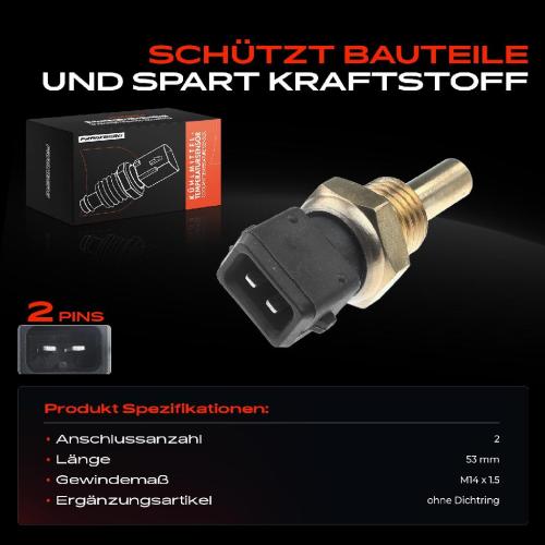 1x Sensor Kühlmitteltemperatur für BMW E31 E32 E34 E36 E38 1.6L-5.6L 1986-2001 Bild 1x Sensor Kühlmitteltemperatur für BMW E31 E32 E34 E36 E38 1.6L-5.6L 1986-2001