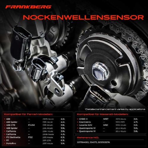 1x Nockenwellenposition Sensor für Ferrari 458 488 Maserati Ghibli Quattroporte VI Bild 1x Nockenwellenposition Sensor für Ferrari 458 488 Maserati Ghibli Quattroporte VI