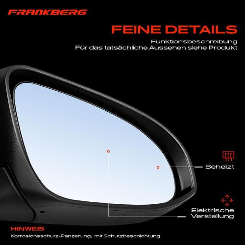 1x Außenspiegel Rechts für Citroën C1 II PA PS Peugeot 108 Toyota Aygo B4 2014-2024 Bild 1x Außenspiegel Rechts für Citroën C1 II PA PS Peugeot 108 Toyota Aygo B4 2014-2024