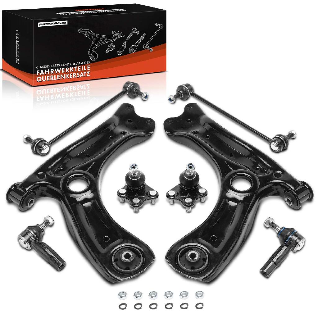 1x Querlenker Satz Vorderachse für VW Polo Van Seat Ibiza IV Sportcoupe ST Toledo Skoda Fabia III Kombi
