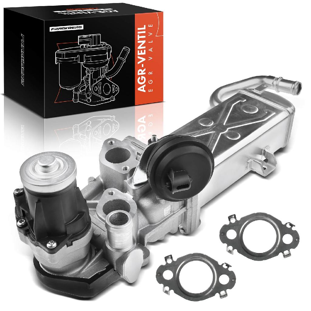 Frankberg 1x AGR-Ventil Abgasrückführungsventil für VW Golf Polo Passat Sharan Tiguan Touran Audi A3 Seat Skoda