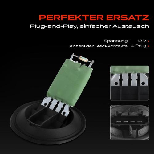 1x Widerstand Vorwiderstand Gebläsemotor für VW Polo 6R 9N Audi A1 A2 Seat Ibiza 3 4 Skoda Fabia Bild 1x Widerstand Vorwiderstand Gebläsemotor für VW Polo 6R 9N Audi A1 A2 Seat Ibiza 3 4 Skoda Fabia