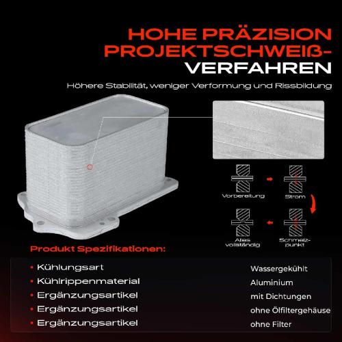 1x Ölkühler Motoröl für BMW 3er G20 G80 G21 G81 5er F90 G30 G31 7er G11 G12 Alpina Bild 1x Ölkühler Motoröl für BMW 3er G20 G80 G21 G81 5er F90 G30 G31 7er G11 G12 Alpina