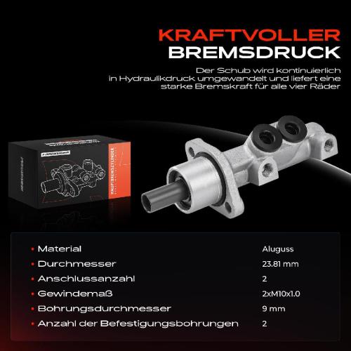 1x Hauptbremszylinder Bremszylinder für Renault Scénic I MPV Avantime DE0 Megane I Bild 1x Hauptbremszylinder Bremszylinder für Renault Scénic I MPV Avantime DE0 Megane I