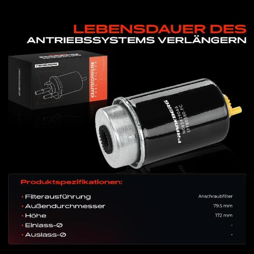 1x Kraftstofffilter für Land Rover Defender Station Wagon Cabrio L316 Bild 1x Kraftstofffilter für Land Rover Defender Station Wagon Cabrio L316