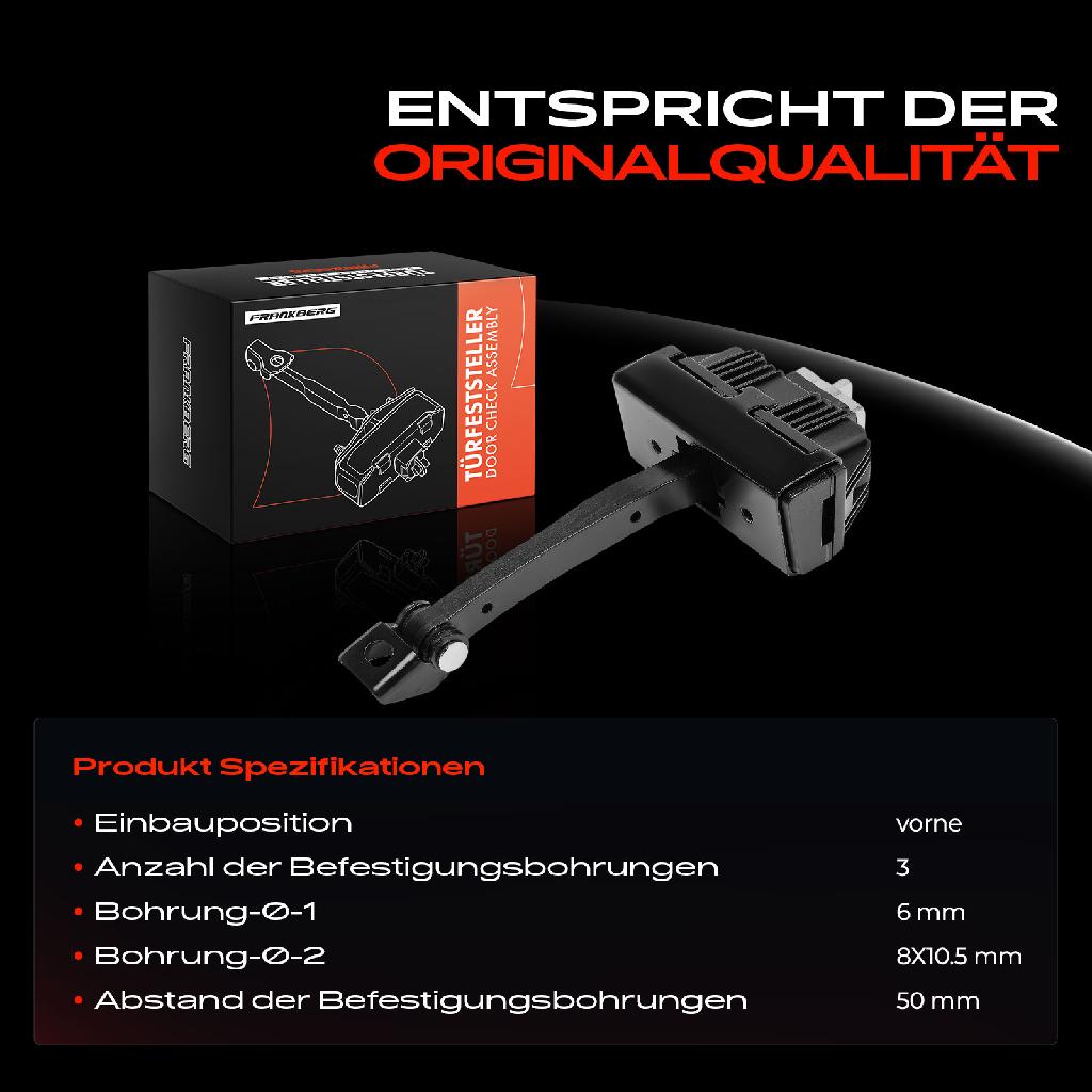 1x Türfeststeller Türfangband Türstopper Vorne für BMW 5er E60 E61 2001-2010