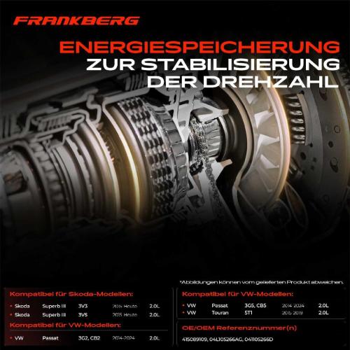 1x Schwungrad Zweimassenschwungrad für VW Passat 3G2 CB2 Touran 5T1 Skoda Superb 3 Bild 1x Schwungrad Zweimassenschwungrad für VW Passat 3G2 CB2 Touran 5T1 Skoda Superb 3