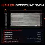 1x Kühler Wasserkühler Motorkühler für VW Passat Variant 35I 3A2 3A5 1.6L 1.8L 2.0L