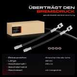 2x Bremsschlauch Bremsschläuche Hinten für Audi A4 8D B5 1.6L-2.8L