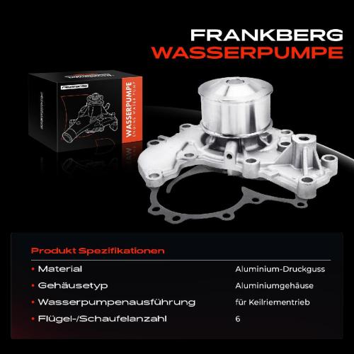 1x Wasserpumpe Kühlwasserpumpe für Isuzu Trooper III Opel Frontera B Monterey B 3.2L 3.5L Bild 1x Wasserpumpe Kühlwasserpumpe für Isuzu Trooper III Opel Frontera B Monterey B 3.2L 3.5L