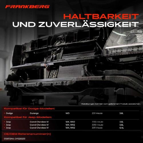 1x Schlossträger Vorne für Dodge Durango Jeep Grand Cherokee Bild 1x Schlossträger Vorne für Dodge Durango Jeep Grand Cherokee