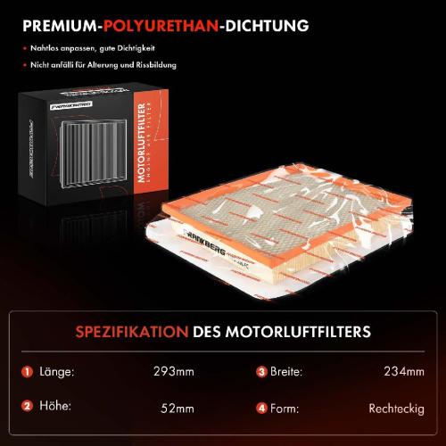 1x Luftfilter Filtereinsatz für Opel Astra H A04 Astra G Caravan Bild 1x Luftfilter Filtereinsatz für Opel Astra H A04 Astra G Caravan