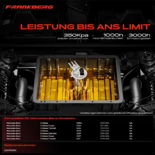 1x Kraftstoffpumpe für Mercedes-Benz C-Klasse Coupe T-Model W204 C204 S204 E-Klasse W212 A207 C207 S212 Bild 1x Kraftstoffpumpe für Mercedes-Benz C-Klasse Coupe T-Model W204 C204 S204 E-Klasse W212 A207 C207 S212