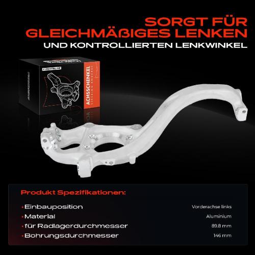 Frankberg 1x Achsschenkel Radaufhängung Vorderachse Links für Audi A4 8K2 B8 A5 8T3 8F7 A6 4G2 A7 Q5 8RB Bild Frankberg 1x Achsschenkel Radaufhängung Vorderachse Links für Audi A4 8K2 B8 A5 8T3 8F7 A6 4G2 A7 Q5 8RB