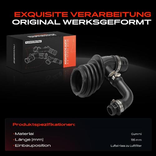 1x Ansaugschlauch, Luftfilter für Ford C-Max DM2 Focus II DA DP HCP Volvo C30 S40 II Bild 1x Ansaugschlauch, Luftfilter für Ford C-Max DM2 Focus II DA DP HCP Volvo C30 S40 II