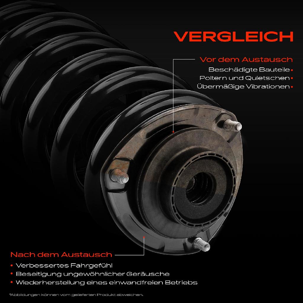 2x Domlager Federbeinstütz lager für Toyota Corolla Compact Liftback E10 E11