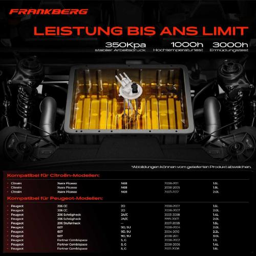 1x Kraftstoffpumpe für Citroën Berlingo/Berlingo First MPV Kasten/MPV Xsara Picasso Peugeot 206 CC Schrägheck Bild 1x Kraftstoffpumpe für Citroën Berlingo/Berlingo First MPV Kasten/MPV Xsara Picasso Peugeot 206 CC Schrägheck