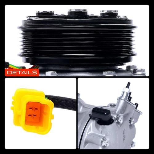 1x Klimakompressor für Citroën C4 II C5 III DS4 Peugeot 308 508 RCZ DS Bild 1x Klimakompressor für Citroën C4 II C5 III DS4 Peugeot 308 508 RCZ DS