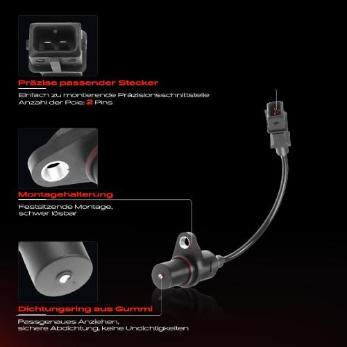 1x Kurbelwellensensor Impulsgeber für Hyundai Accent II III Coupe Elantra Getz Matrix 1.3L-1.6L Bild 1x Kurbelwellensensor Impulsgeber für Hyundai Accent II III Coupe Elantra Getz Matrix 1.3L-1.6L