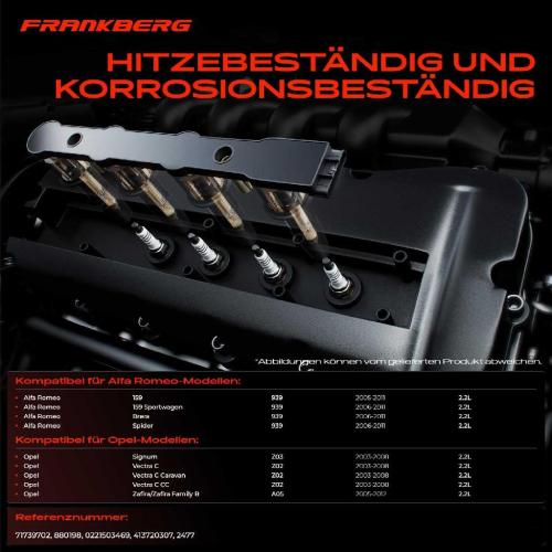 1x Zündspule Zündkerze für Alfa Romeo 159 Sportwagon Brera Spider Opel Signum Vectra C Caravan Bild 1x Zündspule Zündkerze für Alfa Romeo 159 Sportwagon Brera Spider Opel Signum Vectra C Caravan